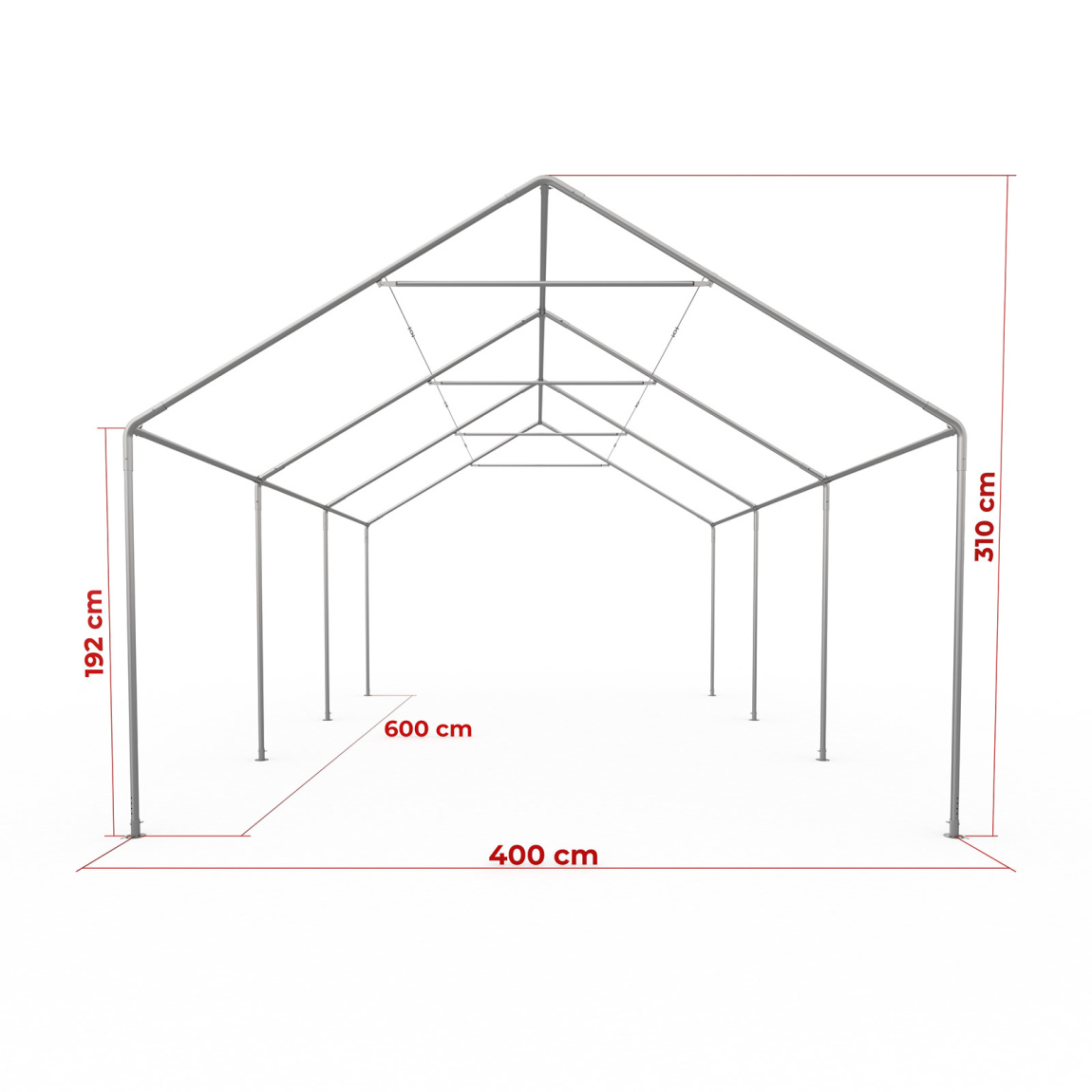 Maße Partyzelt Select 4x6