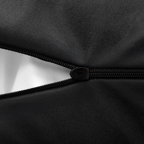 Sitzsack rund, mit Reißverschluss zur leichten Entnahme des separaten Inletts