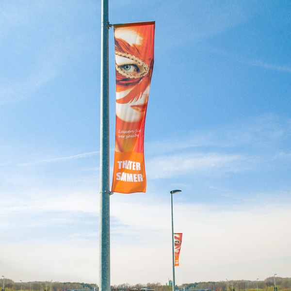 Street Banner Basic mit Eventankündigung