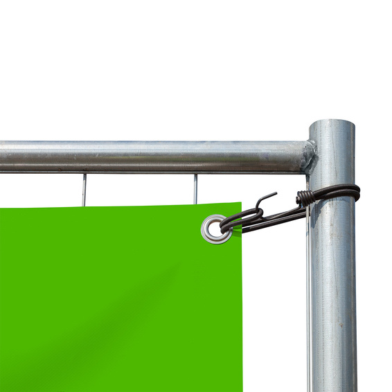 Befestigung Plane: Spanngummi mit Metallhaken und Schlaufe 250 mm, schwarz