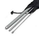 Bowflag® Basic, Stangensegmente im Stoffbeutel, Beispiel für Größe XS