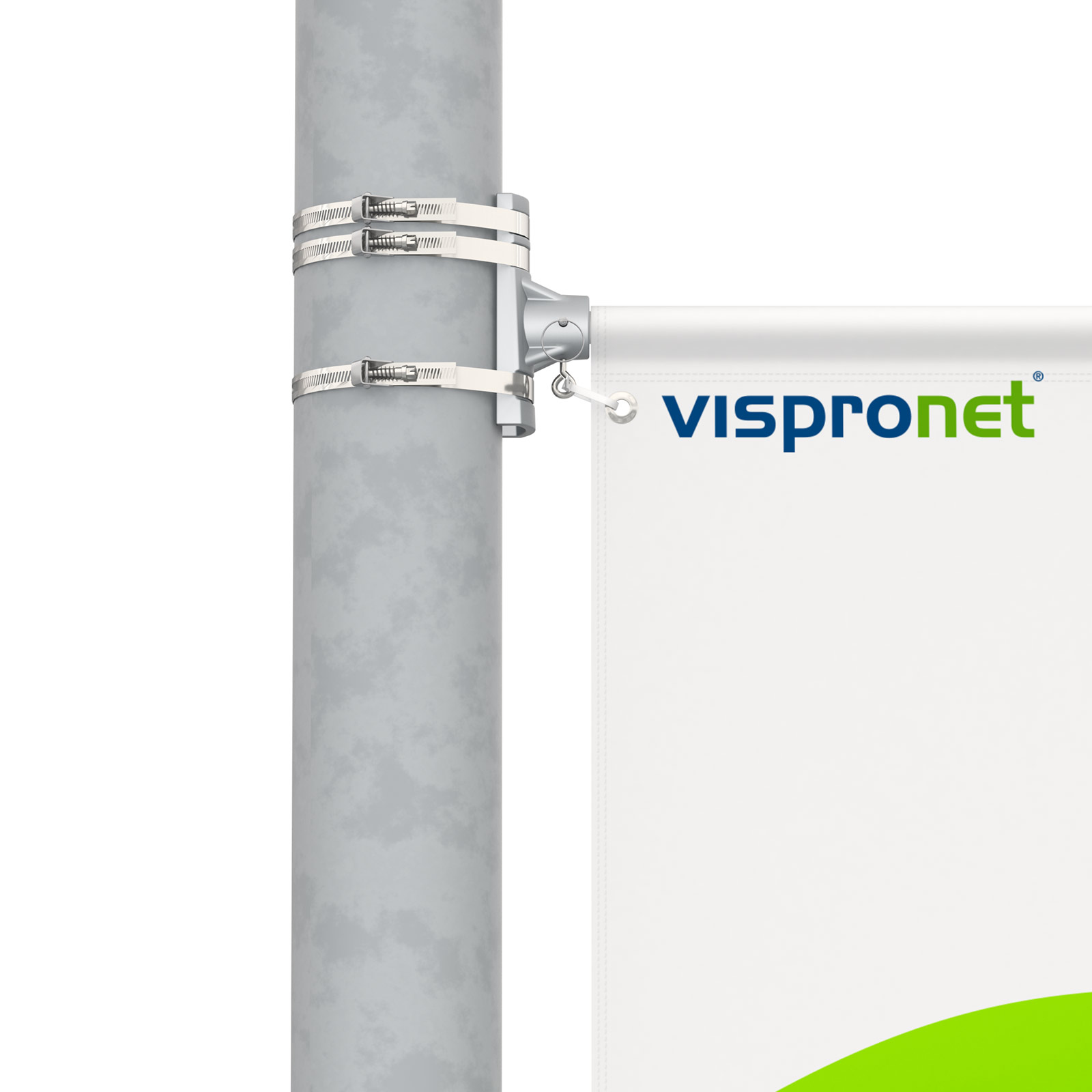 Street Banner Select, Ausleger oben, Multiflag® SE