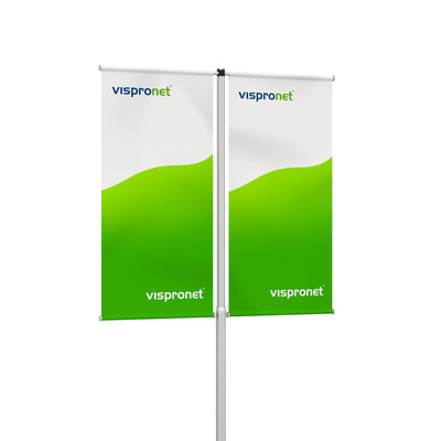 Hissfahne mit T-Pole® 300