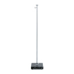 Tischbannerständer Chrom mit Marmorfuß