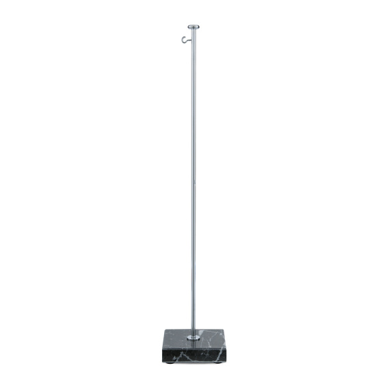 Tischbannerständer Chrom mit Marmorfuß