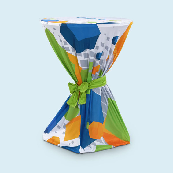 Tischusse gebunden - vollflächig bedruckbar