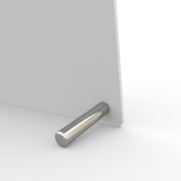 Fotowecker, Detail: silberne Edelstahl-Füßchen