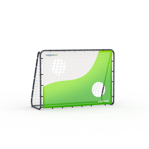 Fußballtor mit Torwand