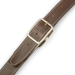 doppellagiger Tragegurt für Vereinsfahnen, Obermaterial Leder, Gurtlänge verstellbar