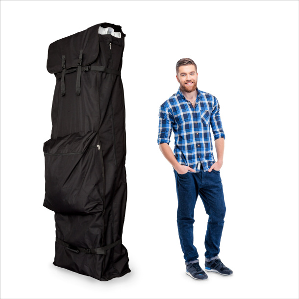 Trolleytasche 4 x 8 m - Größenvergleich