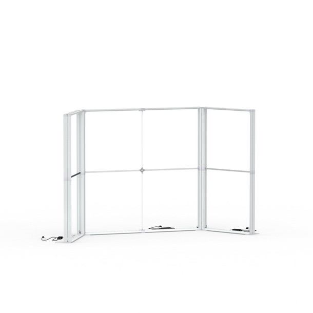 Trio-Modul, Systembreiten: 100 cm x 200 cm x 100cm