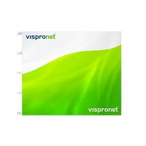 Vereinsfahne, einlagig