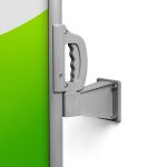 Wandhalter für Seitenmarkise, silbergrau