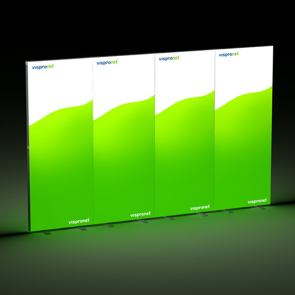 Messewand Lightbox fold 400 x 250 cm