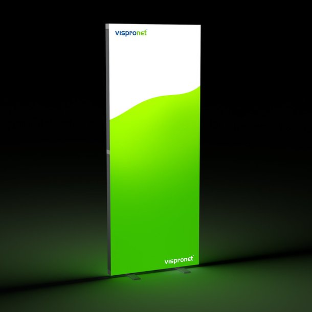 Messewand Lightbox fold 100 x 250 cm