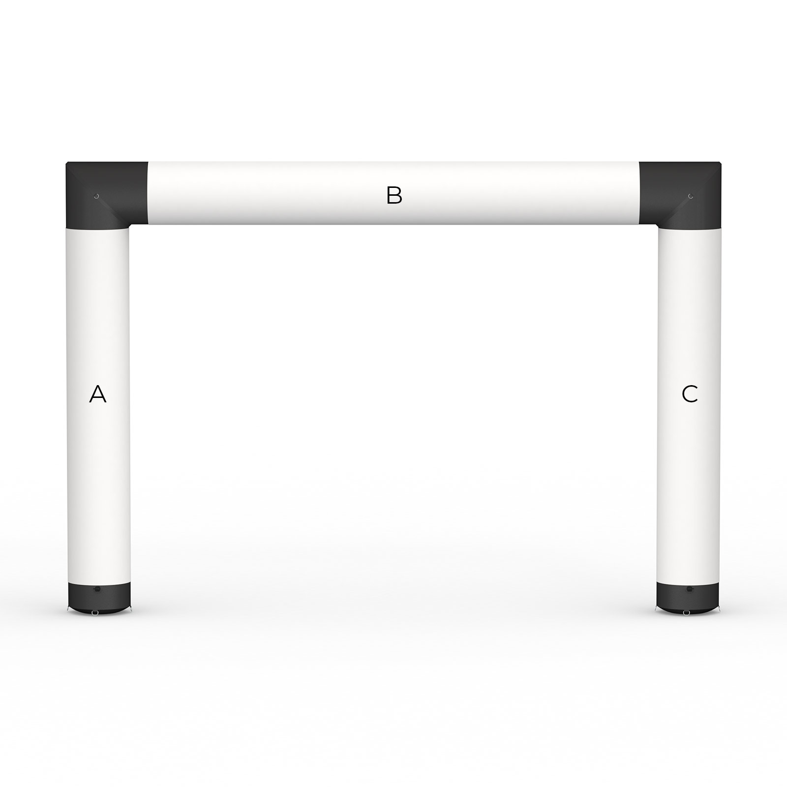 Eventbogen Air Basic, Maße: 450 x 320 cm (B x H) - Wechselbanner
