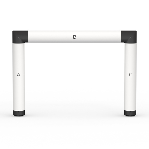 Eventbogen Air Basic, Maße: 450 x 320 cm (B x H) - Wechselbanner