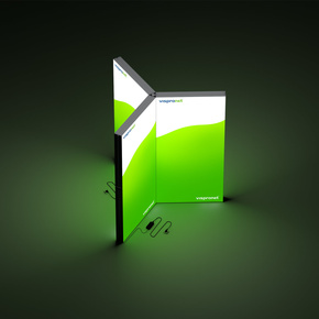 Lightbox Messewand flex Y-Modul