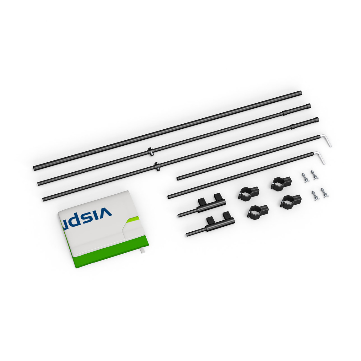 Werbebanner für Faltzelte Premium 3 x 3 m - Lieferumfang