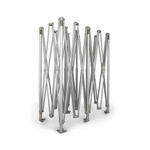 stabiles, faltbares Scherengittersystem aus Aluminium, sekundenschneller Aufbau