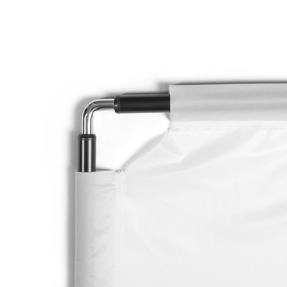 Werbebanner mit Hohlsaum - vereinfachte, schnelle Montage