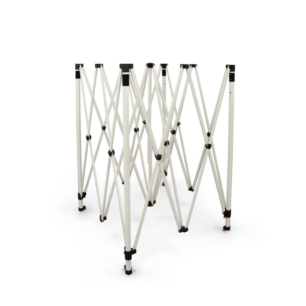 stabiles, faltbares Scherengittersystem aus Stahl: sekundenschneller Aufbau