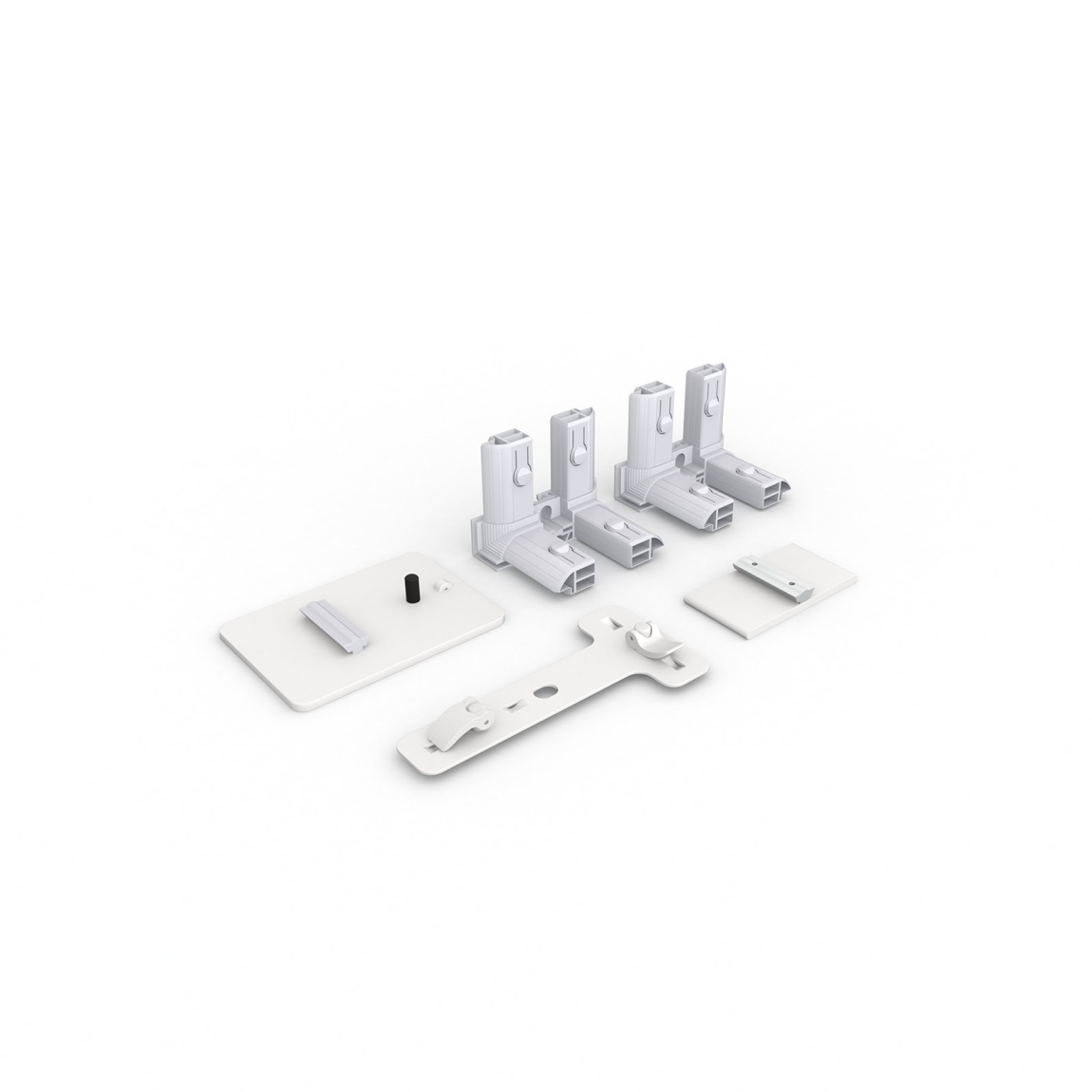 Zubehörteile zum Aufbau des T-Moduls