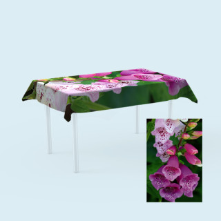 Tischdecken für Tische,  100 x 180 cm - Blume