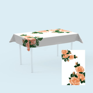 Tischdecken für Tische,  100 x 180 cm - Rose