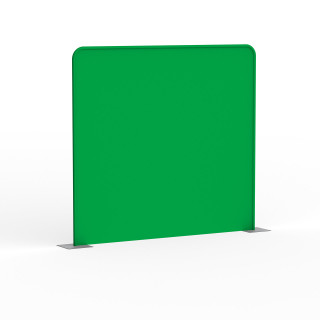 Display Wand Basic, lang, 232 x 215 cm - Greenscreen