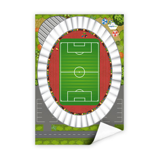 PVC-Banner Hochformat 100 x 150 cm - Fußball