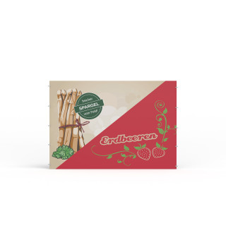 Vollwand, 300x205, Befestigungsschlaufe - Erdbeeren & Spargel
