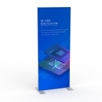Roll Up & Display Systeme Display Wand Q-Frame® 100 x 240 cm