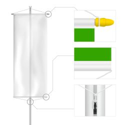BannerfahneSturmsicherung