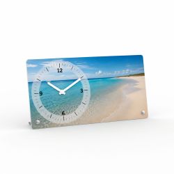 Rechteckiger Fotowecker im Querformat mit Zifferblatt links