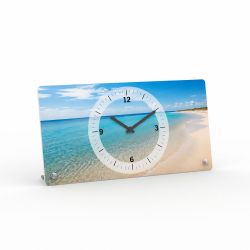 Rechteckiger Fotowecker im Querformat mit mittigem Zifferblatt