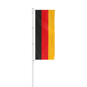 Deutschlandfahne Hochformat für Ausleger