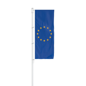 Europa Flagge Hochformat für Ausleger