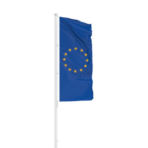 Europa Flagge Hochformat