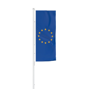Europa Flagge Hochformat mit Presenter Basic