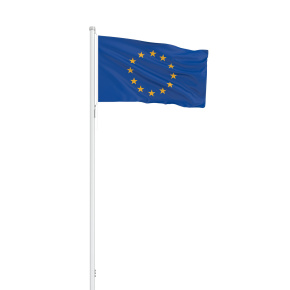 Europa Flagge Querformatfahne mit Kordel