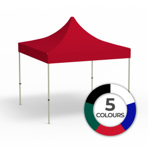 Faltpavillon Basic 3x3 einfarbig
