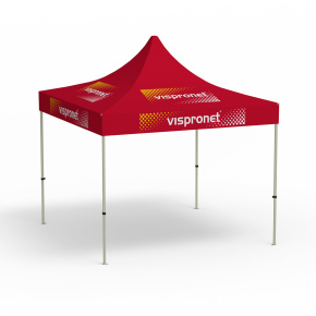 Faltpavillon Basic mit Logo-Druck 3 x 3 m
