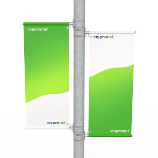 Streetbanner<br>Zweiseitige Befestigung