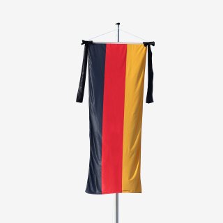 Deutschlandbanner mit Trauerflor