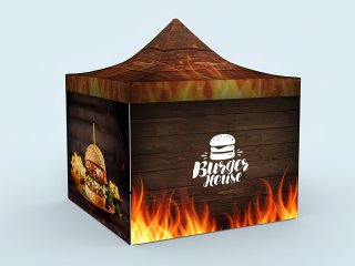 Faltzelt 4x4 m Burgerhouse