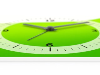 Hartschaum mit seidenmatter Oberfläche als Material für Fotowecker