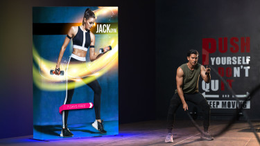 Faltbare LED Messesysteme