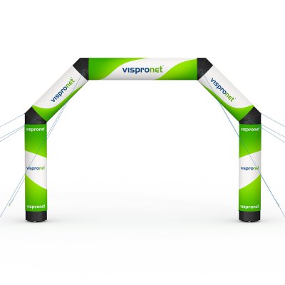 Aufblasbarer Eventbogen Air Basic, Breite 6,50 m mit Wechslebannern
