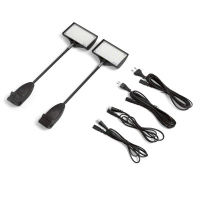Led Spot schwarz, 2er Set
